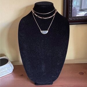 Elegant Multi-chain Gold Necklace